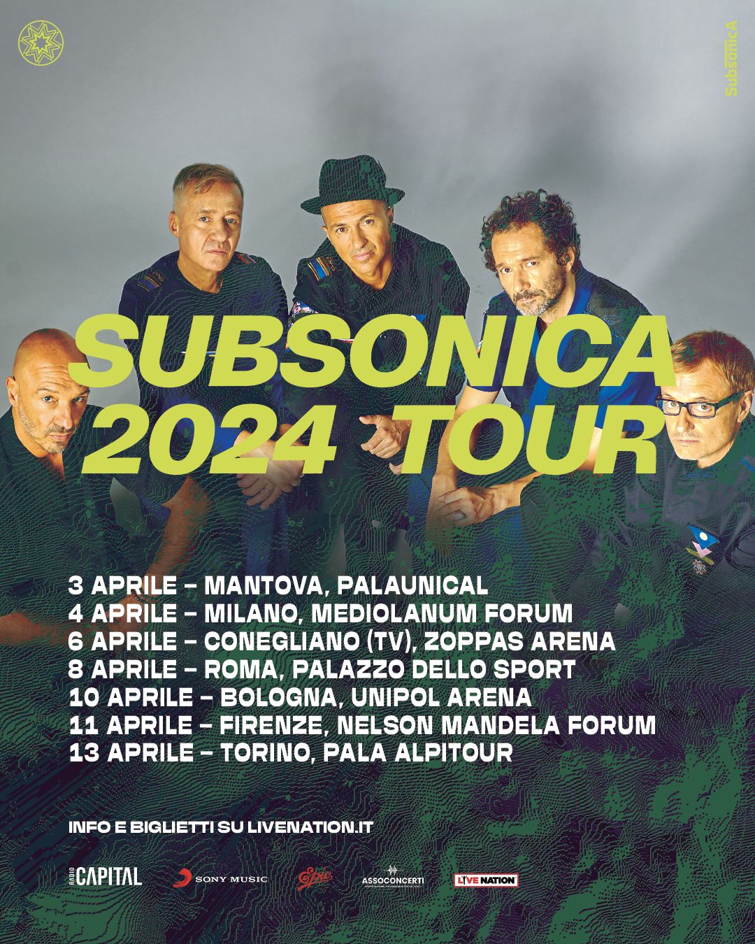 SUBSONICA 2024 TOUR